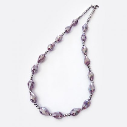 Collana di cristalli glicine