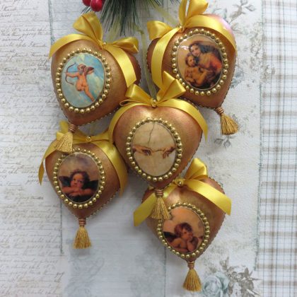 Decorazioni natalizie stile barocco